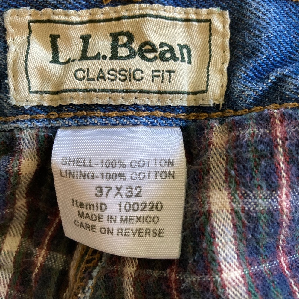 Men’s flannel lined jeans